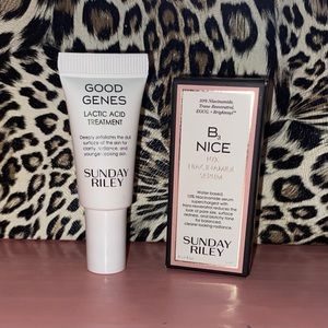 Sunday Riley good genes latic acid treatement  & B3 NICE 10% Niacinamide serum